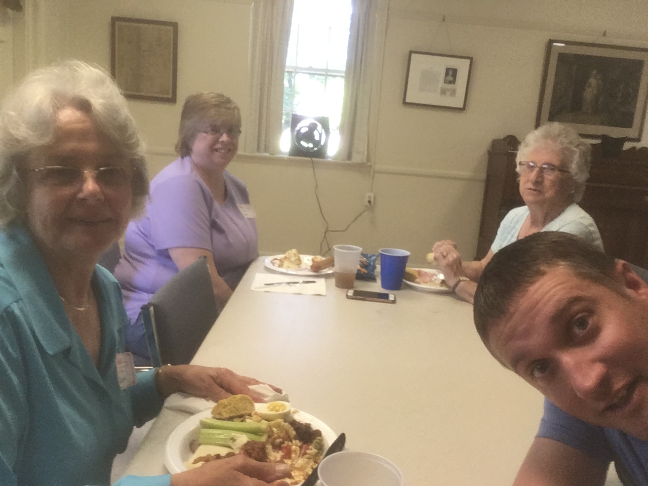 attendees at lunch