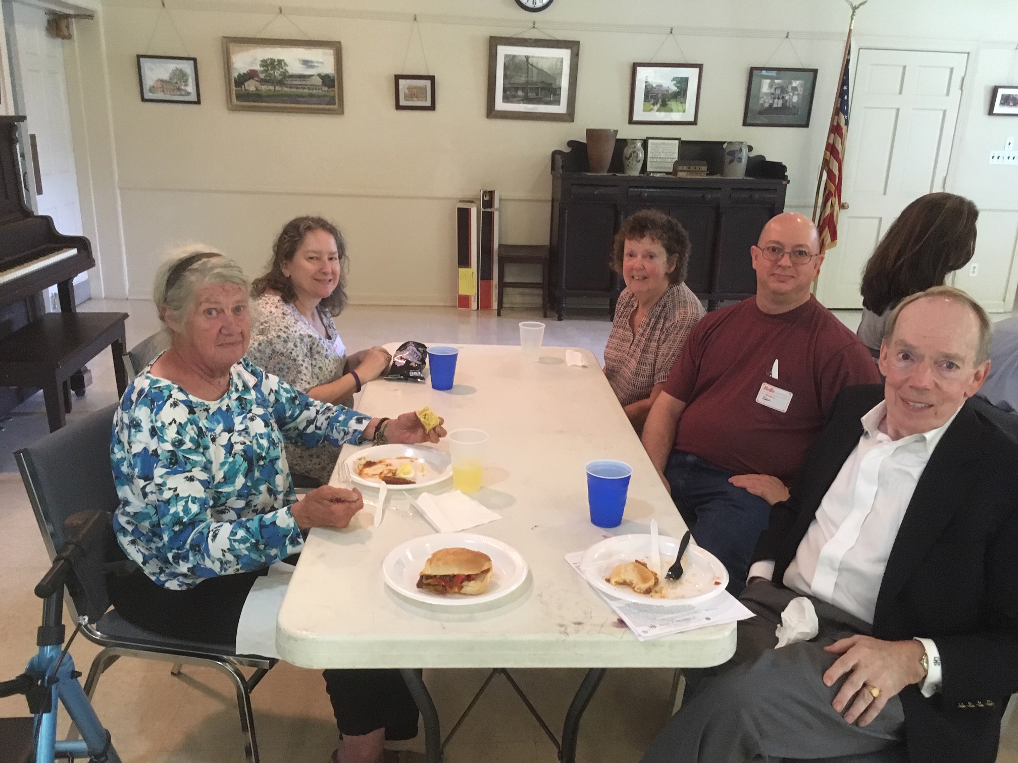 attendees at lunch